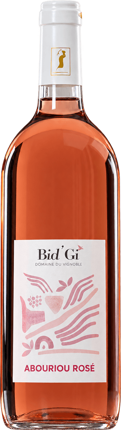 Bouteille de Abouriou Rosé, Domaine Bid’Gi